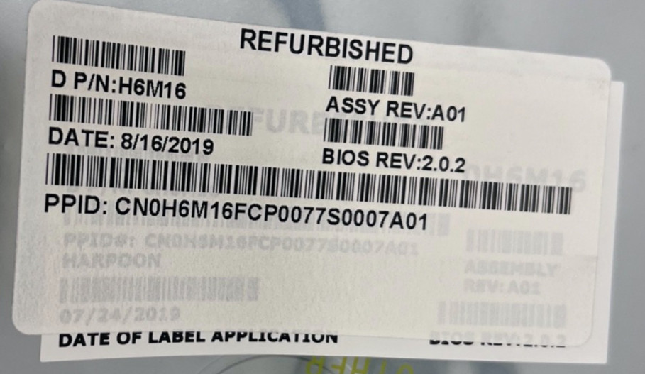 Dell Compellent SC7020 0H6M16 Controller E18M001 06HJ58