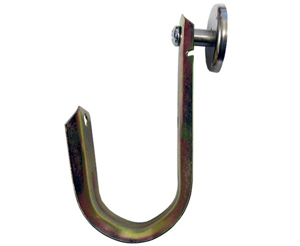 Magnetic J-Hook, Side Mount, 2"