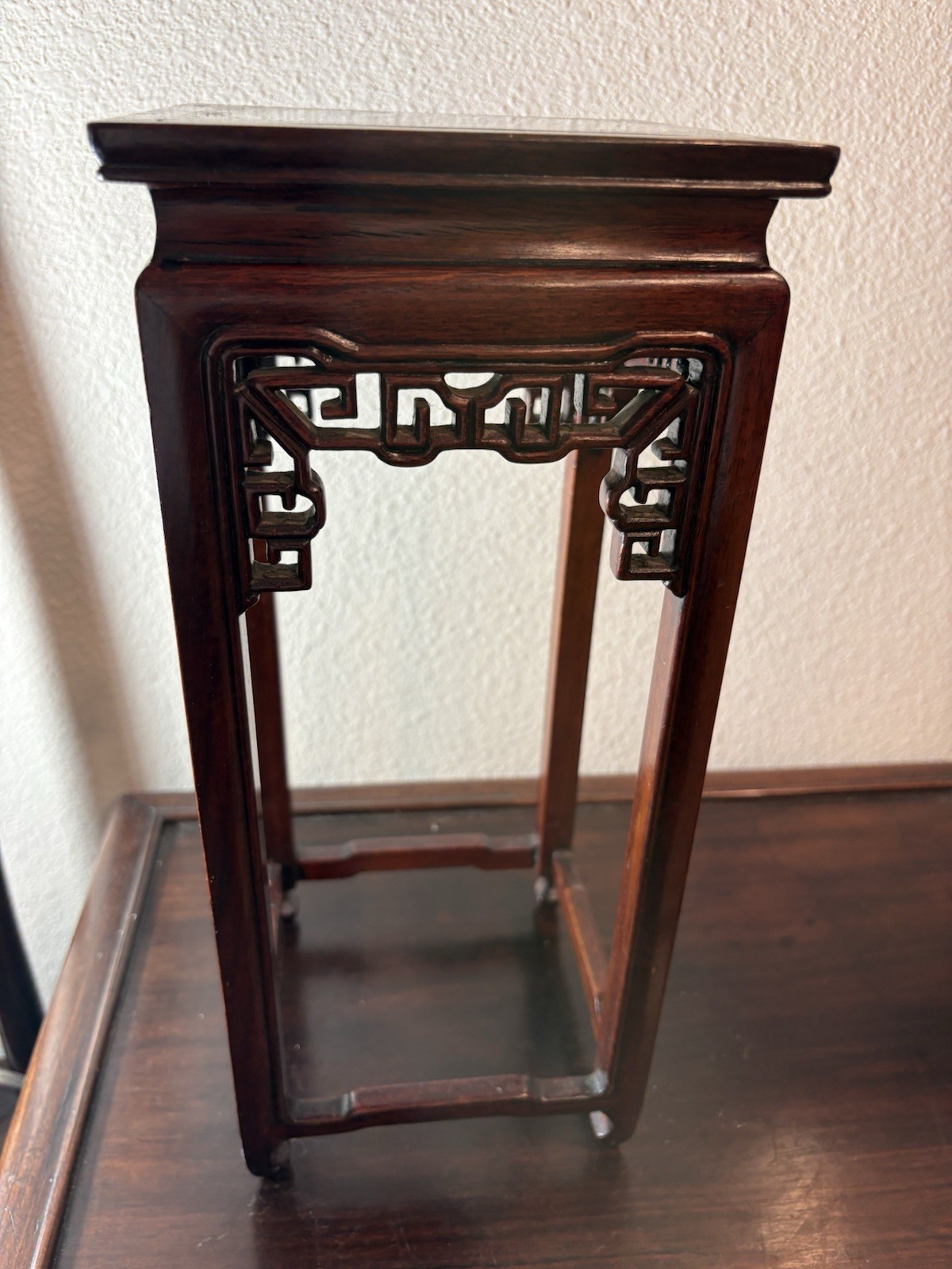 Vintage Chinese Wood Display Stand