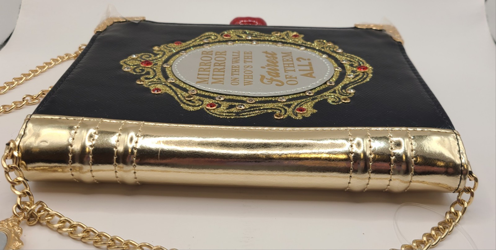 Disney x Aldo Clutch Purse Snow White Mirror Mirror, Disney 100th BlackGold New