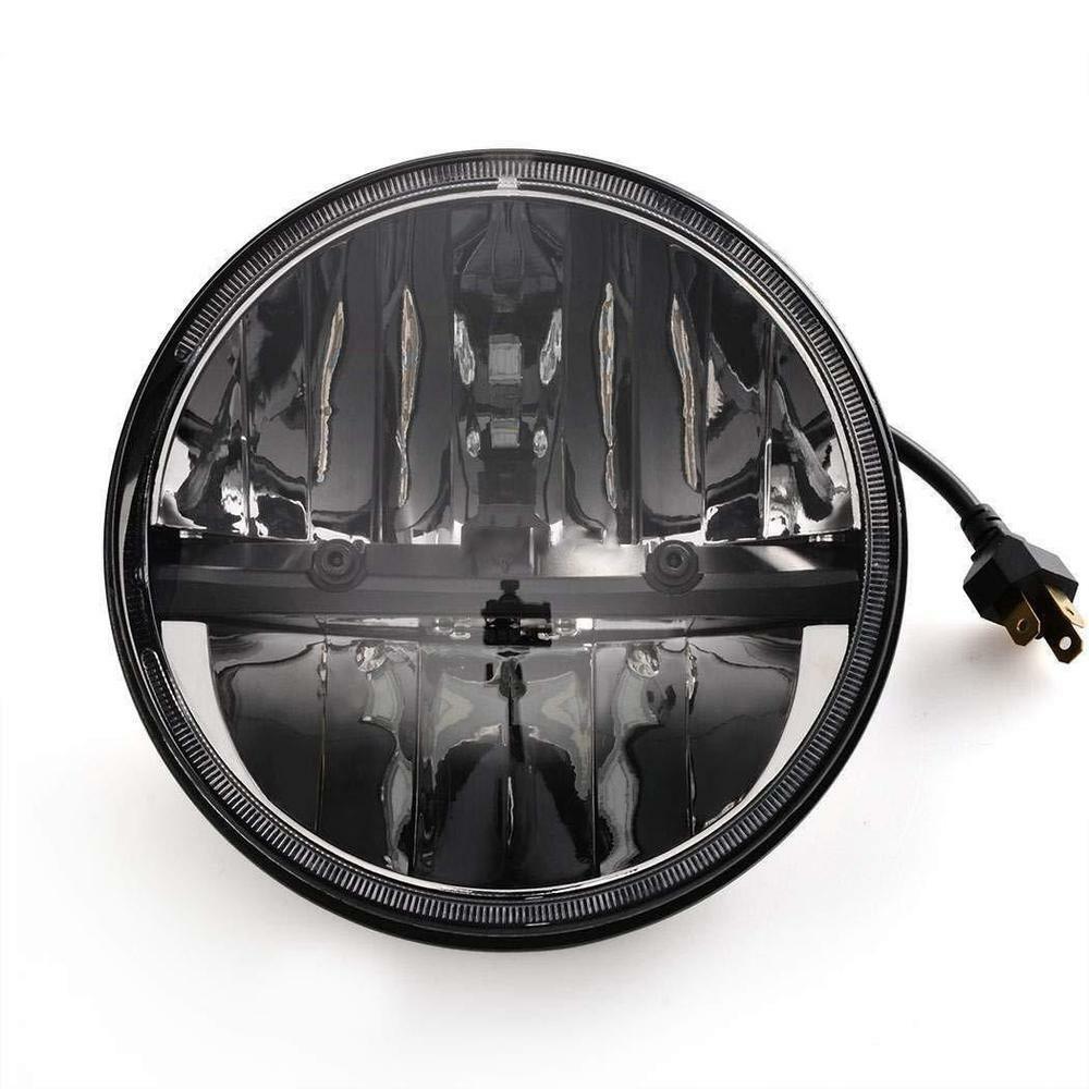 Value Line 7" Round Complex Reflector LED Headlight 27270C for Harley Softail