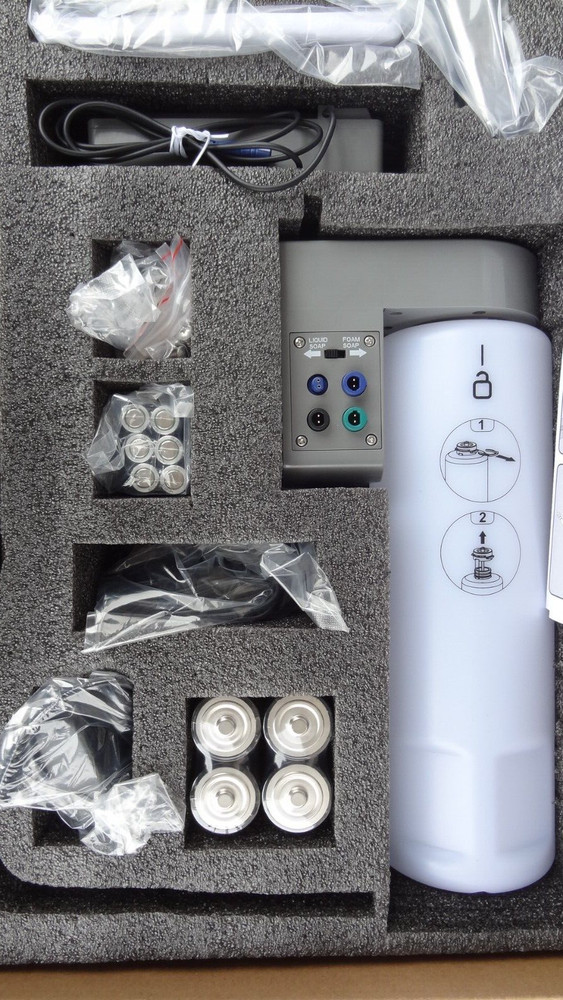 SPEAKMAN SFC-8790 SENSORFLO LOW ARC SENSOR FAUCET & SOAP COMBO COMERCIAL SERIES