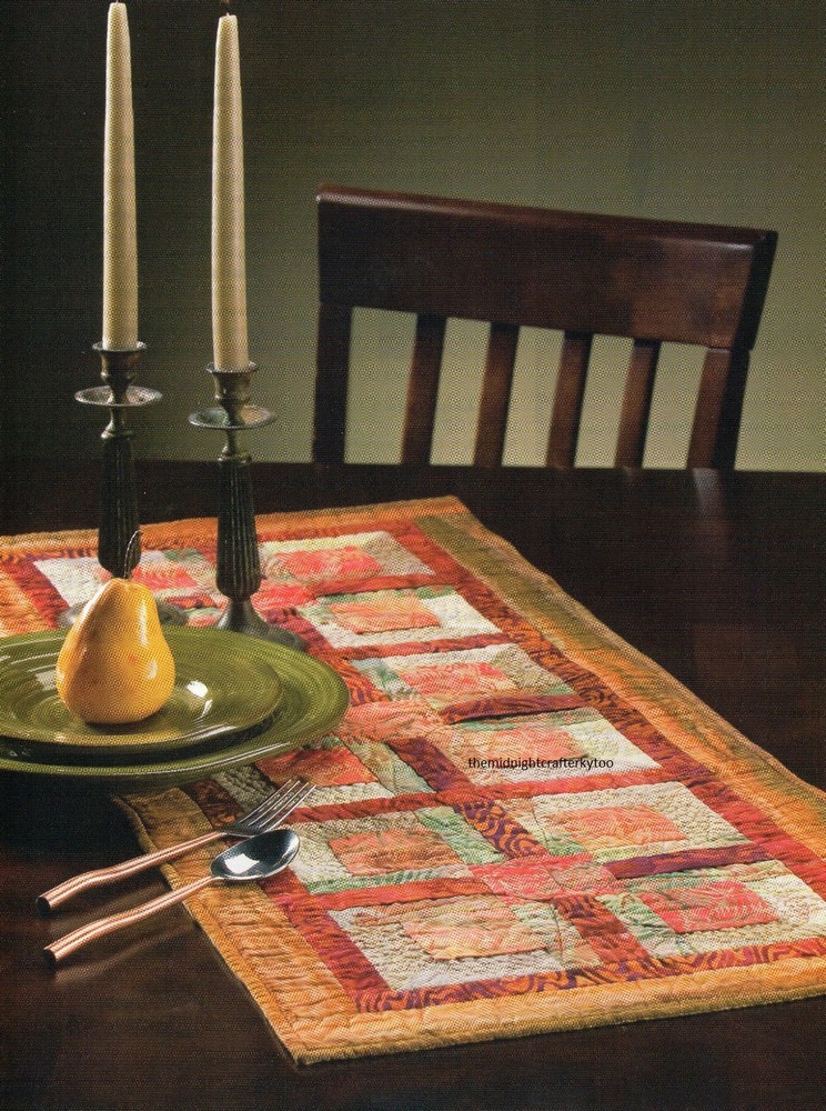 Folded Fun Table Runner Quilt Pattern Pieced MM