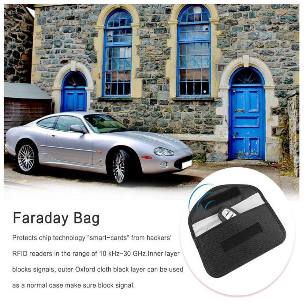 2 Pack Faraday Bag Cell Phone Wallet Blocker Radiation Signal Shielding Case