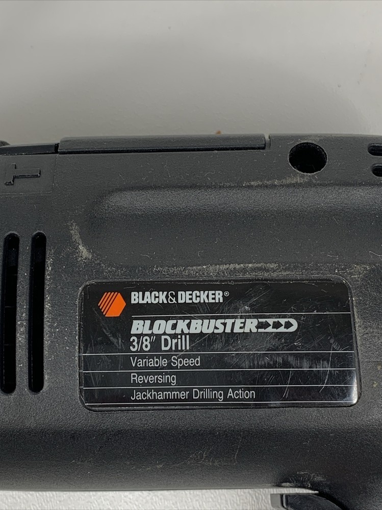 Black & Decker No 7194-1 Type 1 Variable Speed Reversible 3.5A 3/8" Hammer Drill