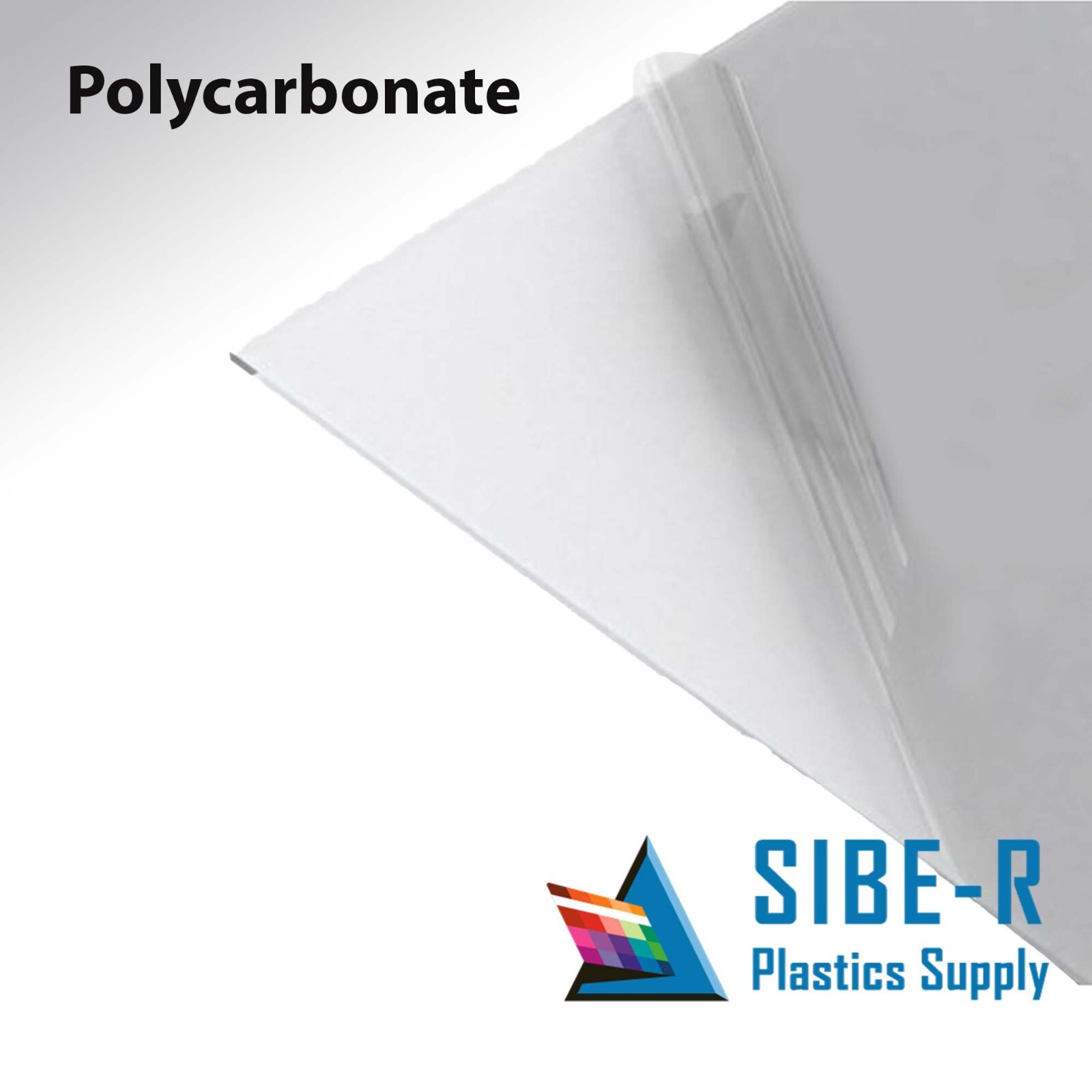 Polycarbonate Plastic Sheet - 1/8" Thick (3mm) - Clear - Choose Your Size