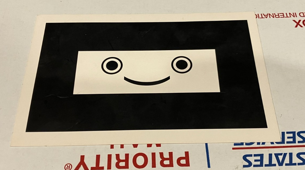 Official Kinect Sensor Calibration Card - XBox 360