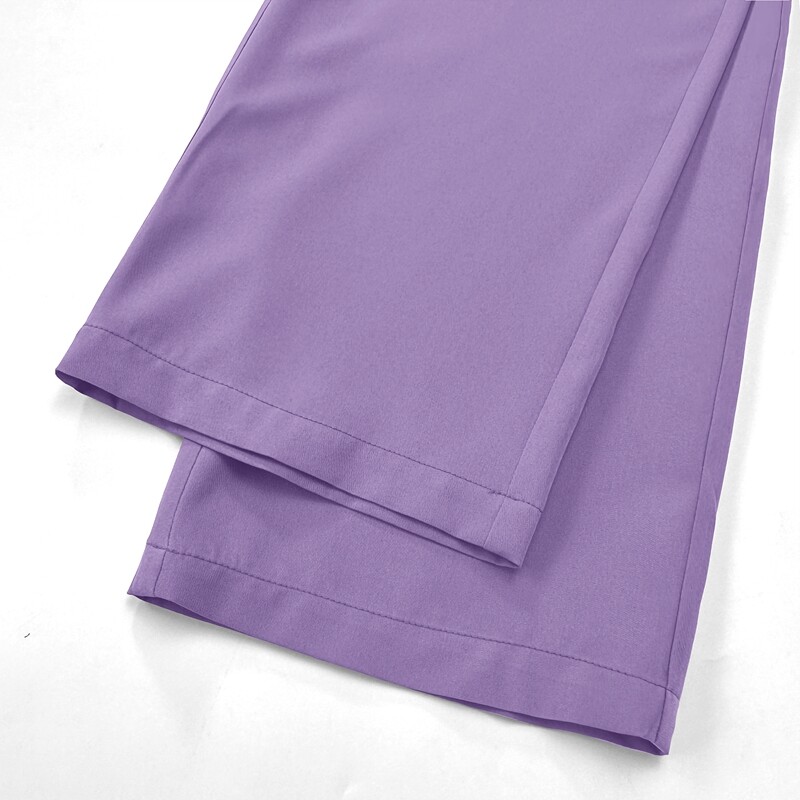 Scrub Set Men Women NiaaHinn Scrub Medical Uniforms V-Neck Top Straight Pants