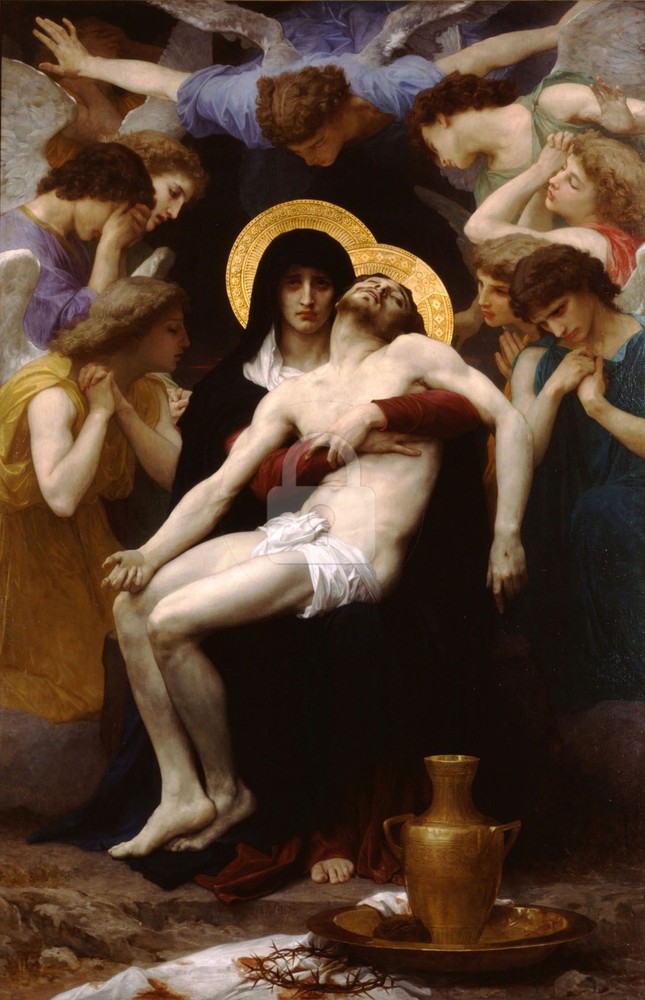 Pieta (1876), William-Adolphe Bouguereau *Art Postcard*