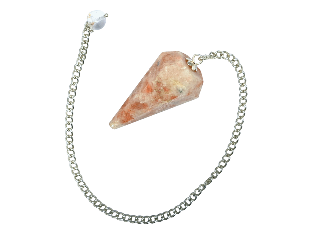 Sunstone Dowsing Crystal Pendulum