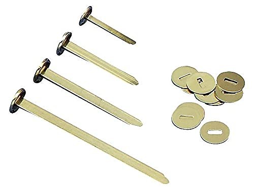 ACCO Solid Brass Fasteners 1 1/4 Inch Capacity 100 Pack