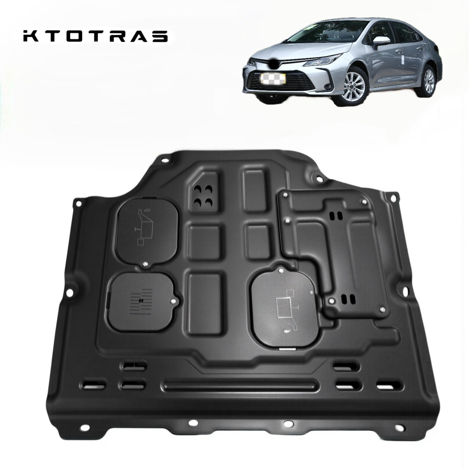 Front Skid Plate for Toyota Corolla 2019-2025 Engine Splash Shield Heavy Duty PV