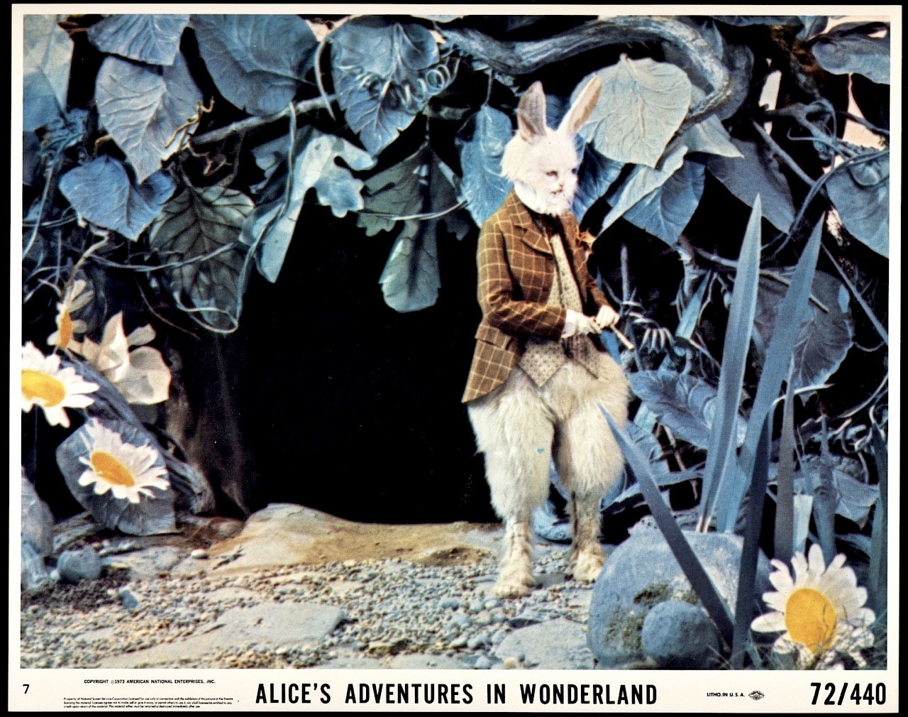 1973 ALICE'S ADVENTURES IN WONDERLAND British Musical LOBBY CARD Set MAD HATTER
