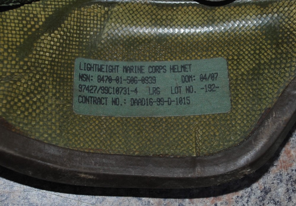 Lightweight Marine Corps Helmet