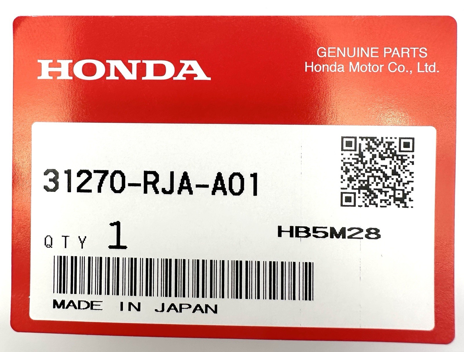 Genuine Honda Starter Motor Gasket 31270-RJA-A01