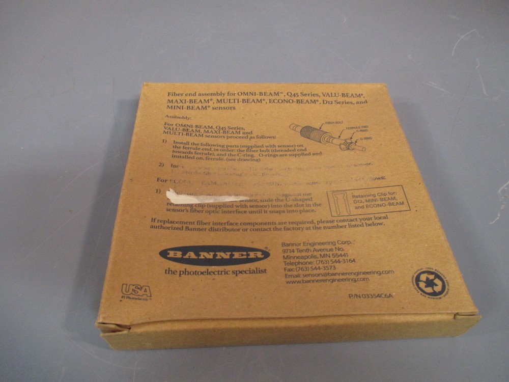 Banner Fiber Optic Sensor IAT22PMSS