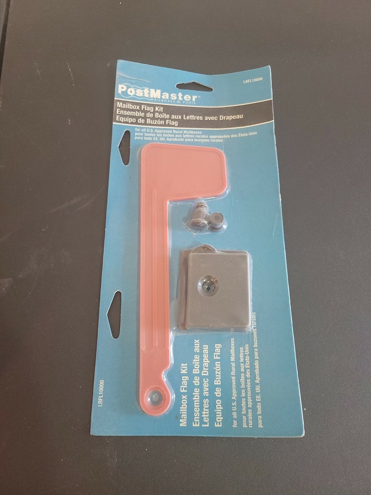 PostMaster Mailbox Replacement Flag Kit  Rust Proof Plastic Red - Gibraltar