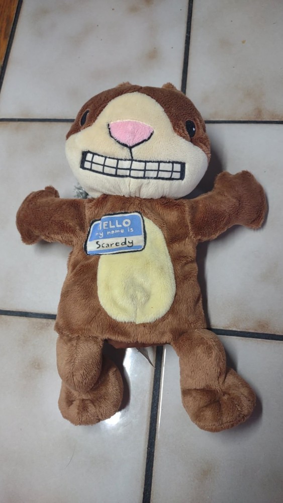 Merry Makers Scaredy Squirrel Hand Puppet Melanie Walt Plush