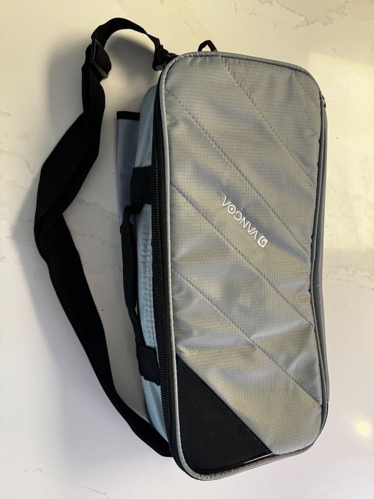 Vango guitar/vocal processor pedal board with case, cables and power supply.