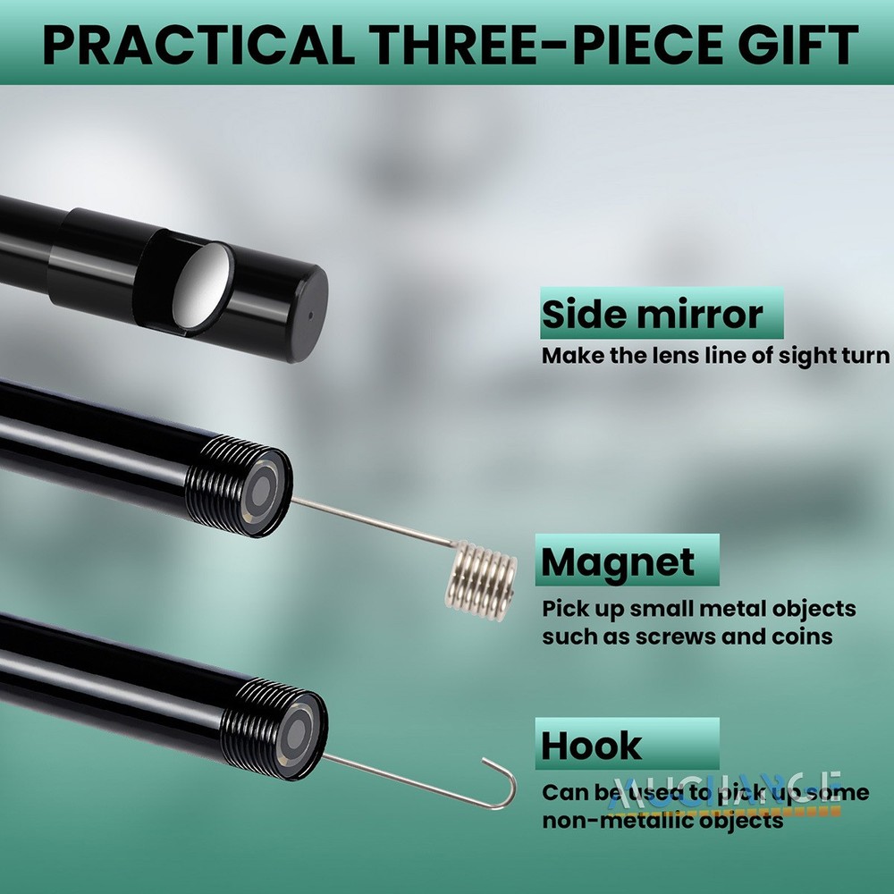 16.4FT Endoscope Camera with Light HD Borescope Camera 6 LED For Andraid Device