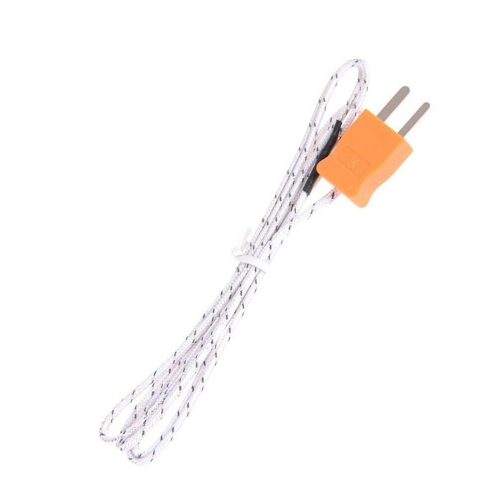 1m K Type Thermocouple Temperature Sensor Probe for Digital Thermometer