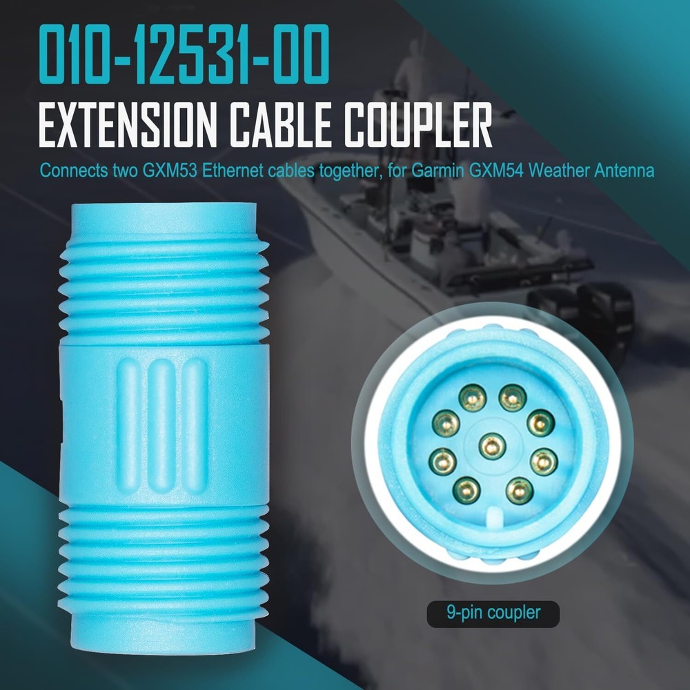 Marine Network Cable Coupler Extension Cable Coupler for Garmin BlueNet Network