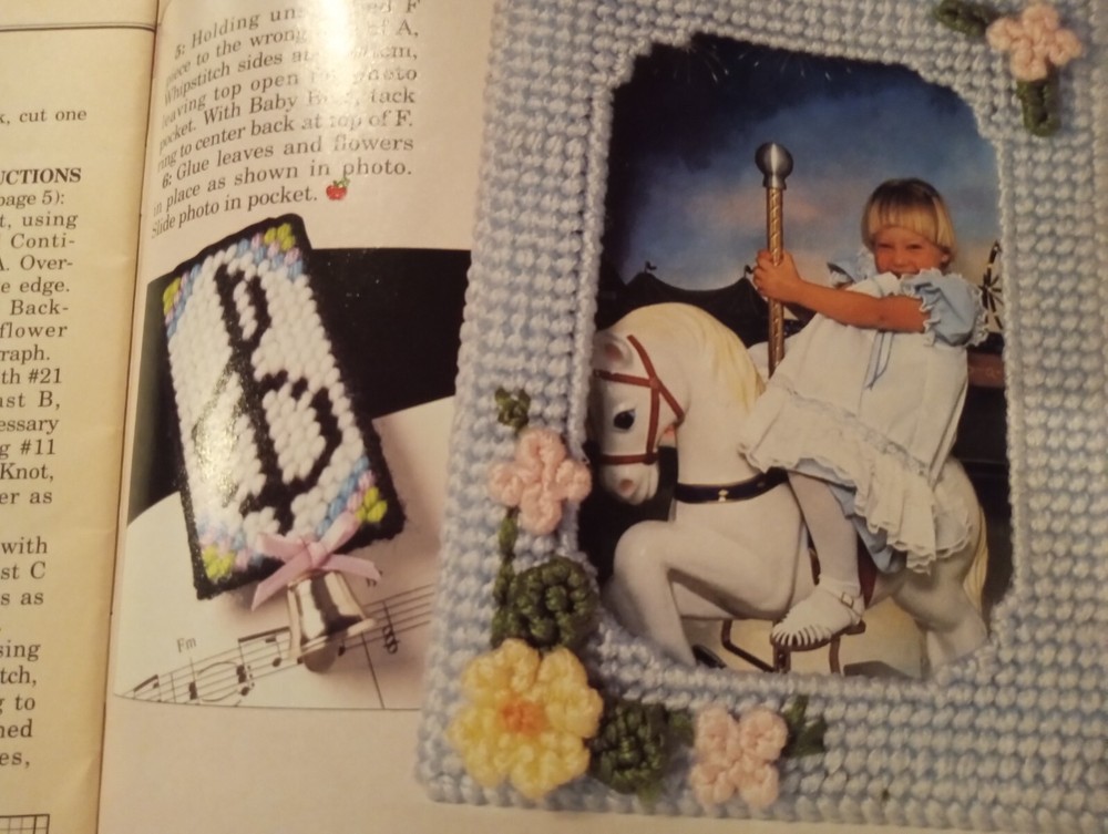 Plastic Canvas Patterns Magazine Tisue Box Bag House Calander