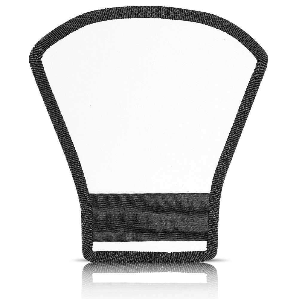 Neewer Two-Sides Flash Diffuser Silver/White Reflector for Speedlite Flash