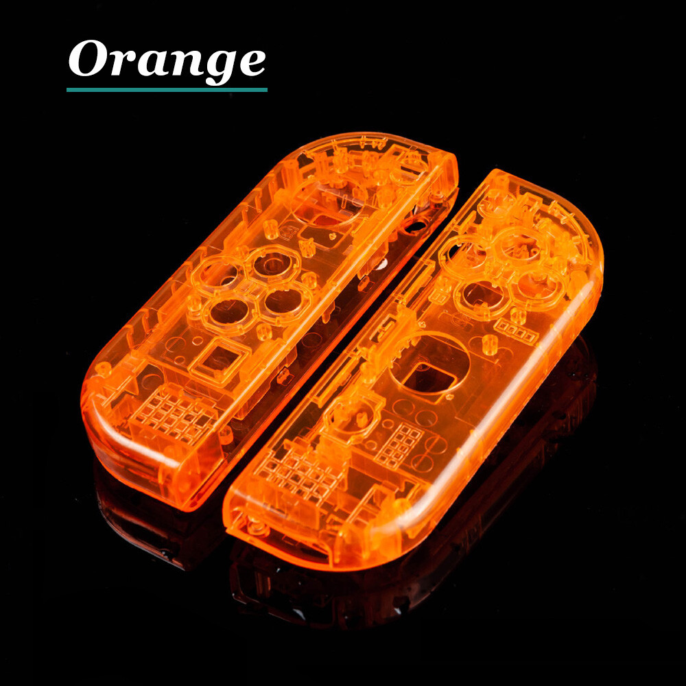 For Nintendo Switch Joy-Con Replacement Shell Case Housing DIY Translucent 1Pair