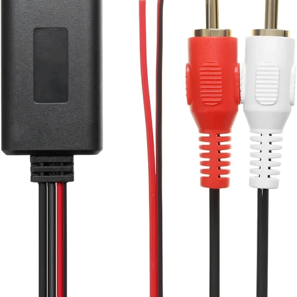 Car Audio Stereo Bluetooth AUX Receiver Module 2 RCA Interface Cable Adapter