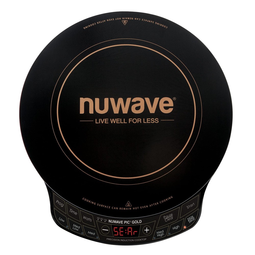Nuwave Gold Precision Induction Cooktop Portable Large 8” Heating Coil 12”