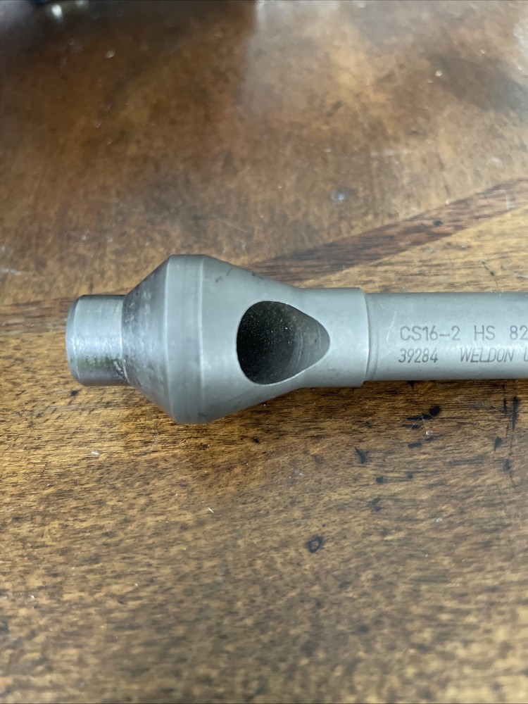 WELDON Countersink CS 16-2, 82° 1/2" HS, With Flat - USA Made