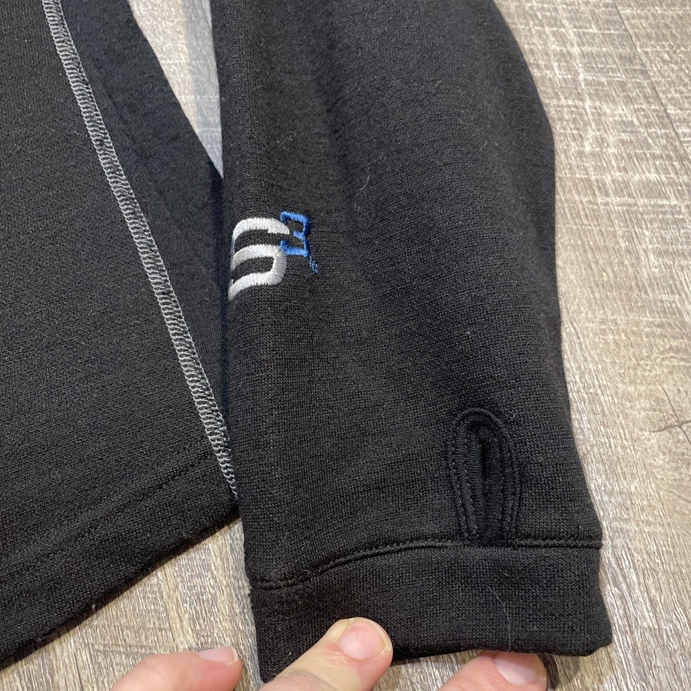 Scent Shield 1/2 Zip Merino Wool Pullover Women's Medium Black
