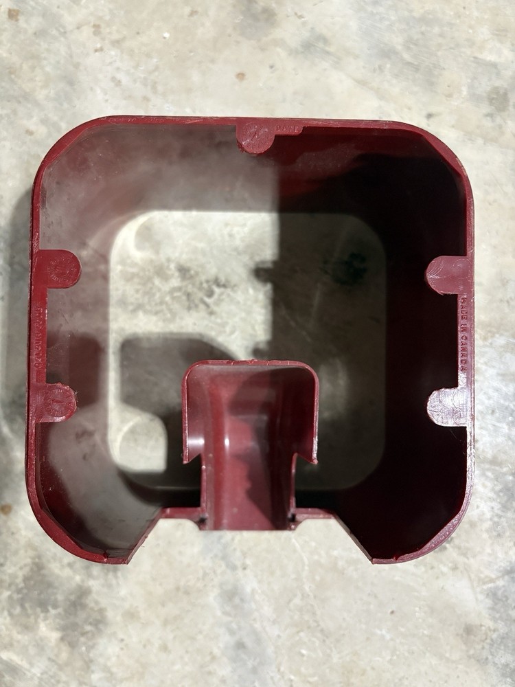 Beaver Gumball Machine Plastic Body Red