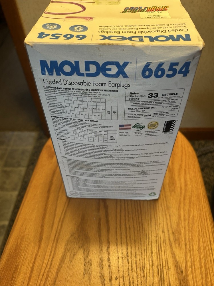 Molded Eat Plugs 6654