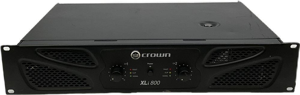Crown XLI800 2-Ch AB Class Power Amplifier Rackmount