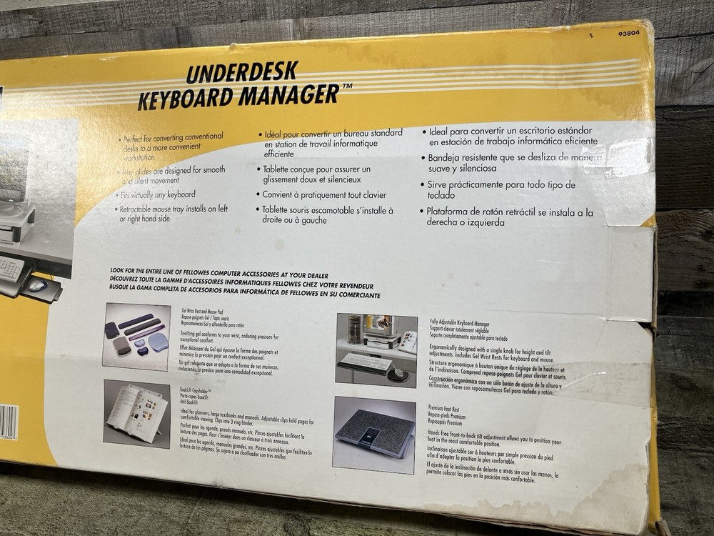 Fellowes Fully Adjustable Keyboard Manager