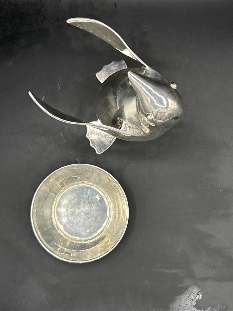 6” Penguin Silver Plate. Restoration Hardware India