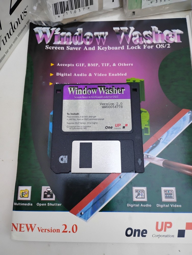 IBM OS/2 Special Edition for Windows 3.1 Diskettes Version 2.1 Windows Washer