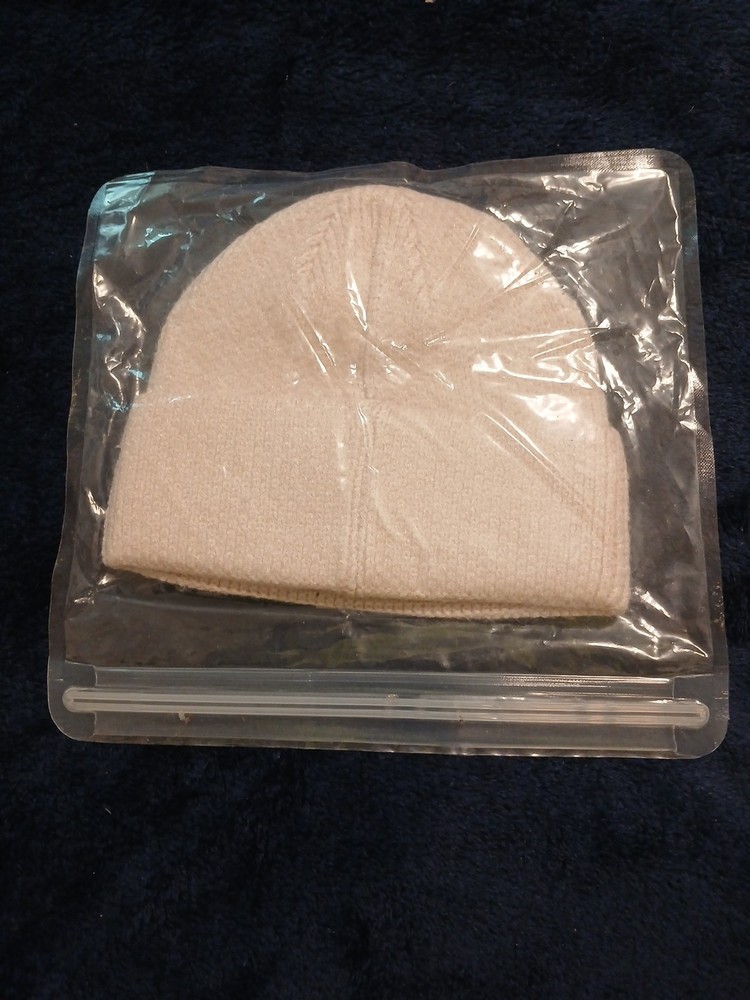 Baby Stocking Cap --- Beige---- Size 6 Month