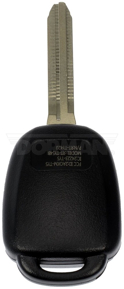 Dorman 99686ST Keyless Entry Remote 4 Button Compatible with Toyota Models