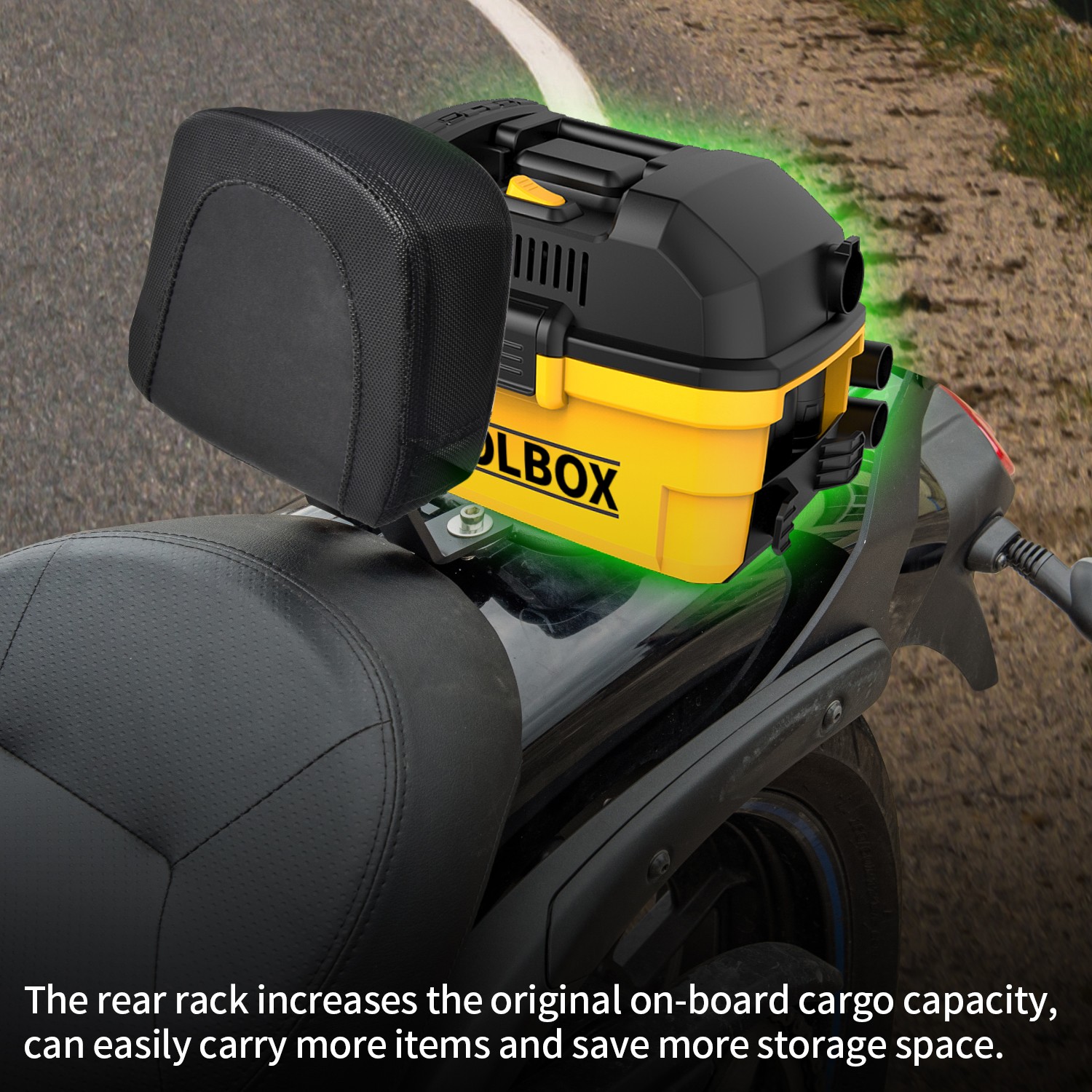 Luggage Rack for Kawasaki Vulcan S 650 VN Driver Backrest Carrier 2026 WOLFLINE