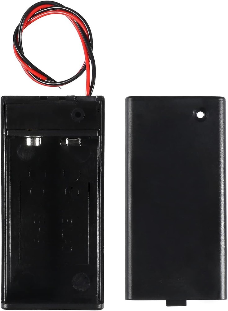 DIANN 4pcs 9V Battery Holder with ON/Off Switch Case Switch...