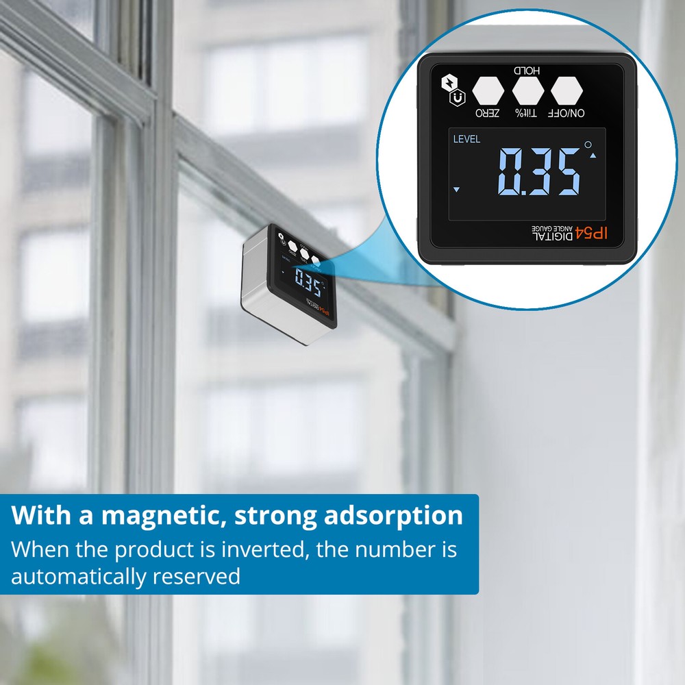 ETOPOO 4*90° Updated Precision Digital Protractor Inclinometer Level Box Angle