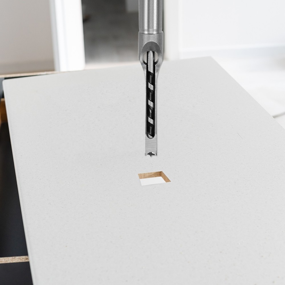 3/4" Squared-hole Drill Bit for Woodworking Hollow Chisel