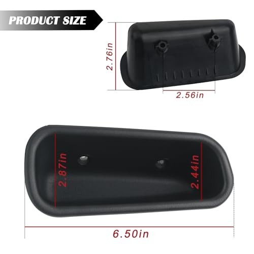 TQPONLY Door Pull Handle Cup Trim Front | Compatible with 1994-2002 Left Side