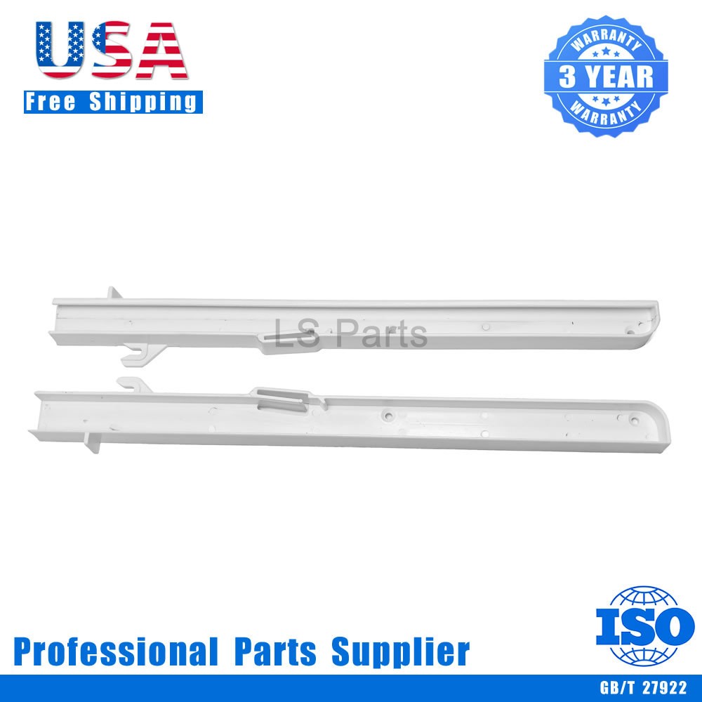 2Pcs Replacement Kit for Subzero Ice Bucket Slides - Right 7014661 Left 7014649