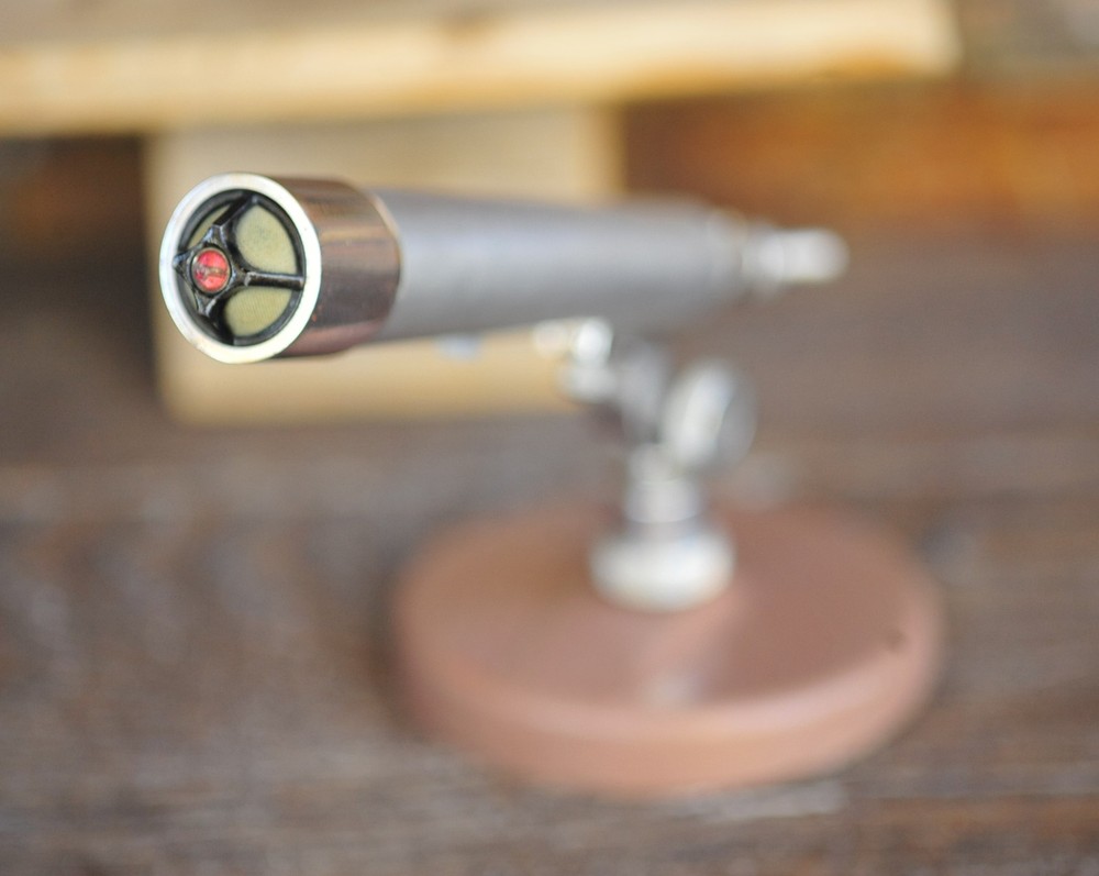 Argonne AR-58 Mic Microphone and Stand Untested