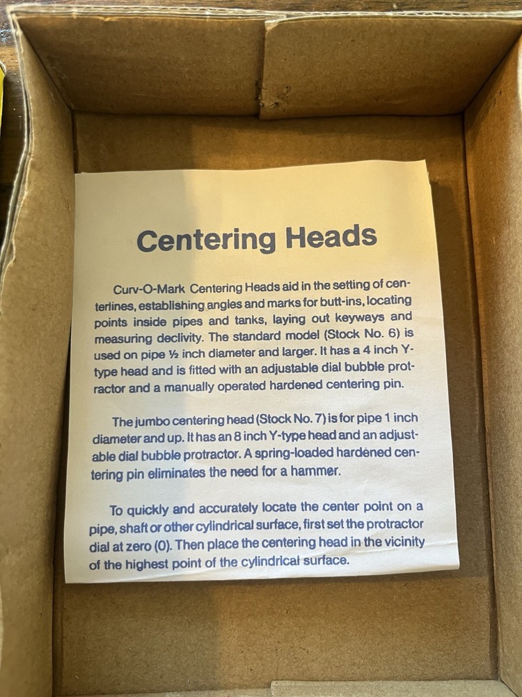 CURV-O-MARK Contour Measuring Head