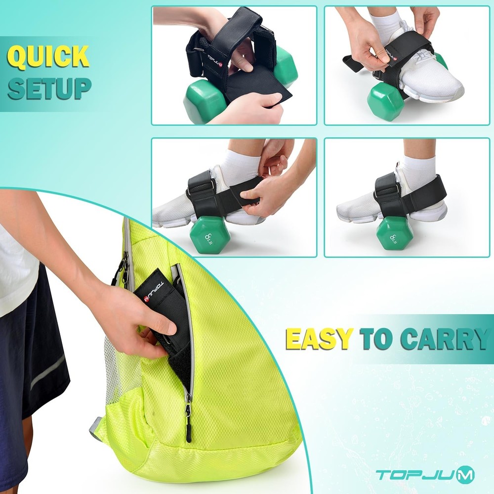 Dumbbell Foot Attachment, Tibialis Trainer, Adjustable Ankle Weights, Ankle S...